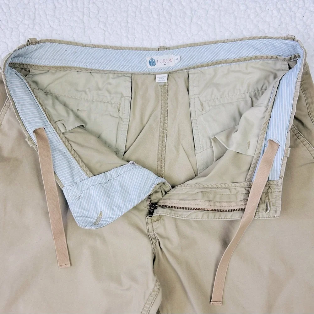 J.Crew Golf Shorts Men's Size 36W Khaki Tan Flat Front Chino 9